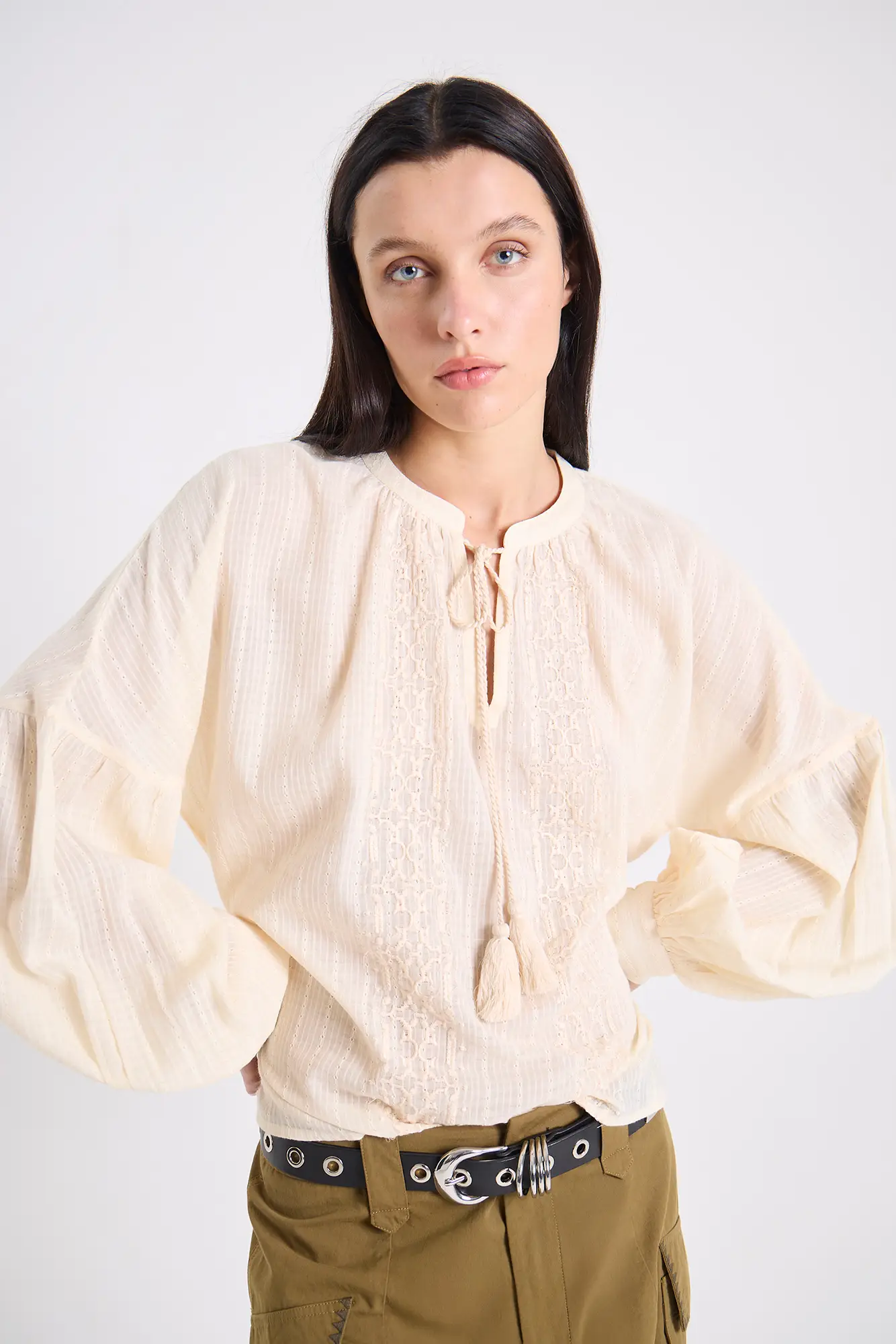 Blusa Bloom Crudo - Imagen 2